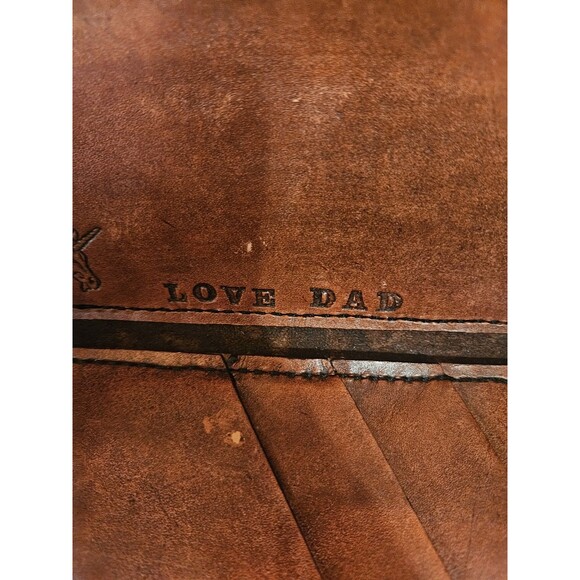 Vintage Handmade Tooled Western Style Wallet - Picture 4 of 7